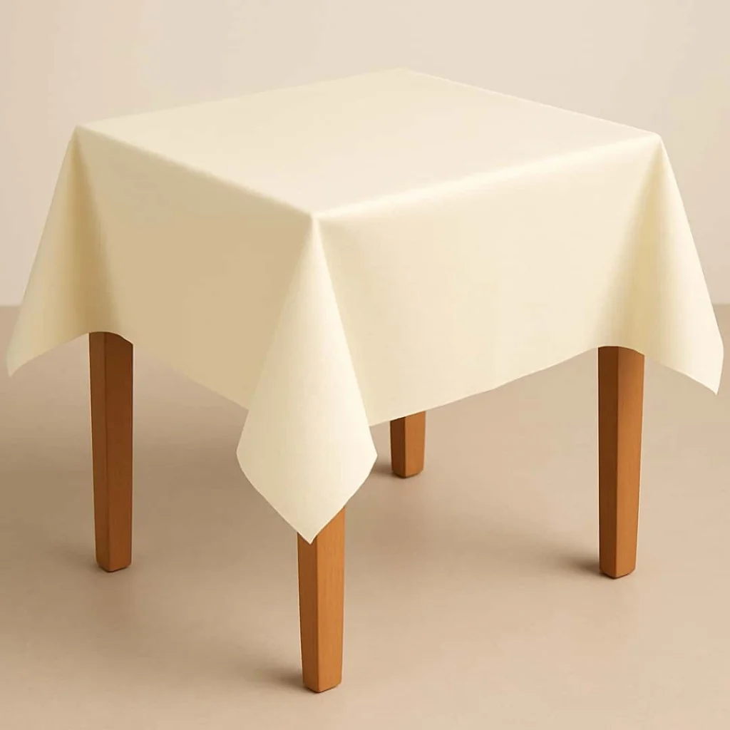 Tovaglia Coprimacchia TNT Avorio 100x100 cm 25pz DT