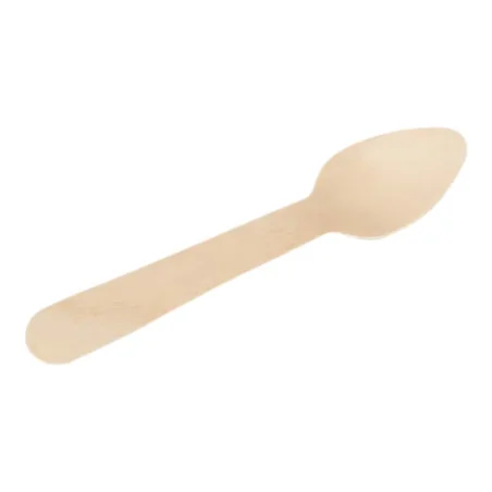 Cucchiaino Bio Legno 11 cm 100 pz IMBALLAGGI ALIMENTARI