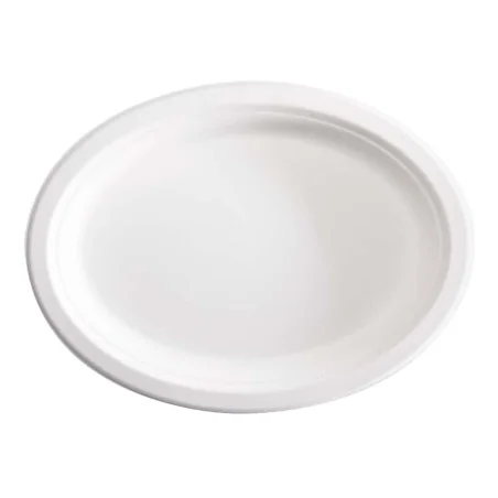 Piatti Ovali in Polpa di Cellulosa 32x25 cm 50 pz BIBO