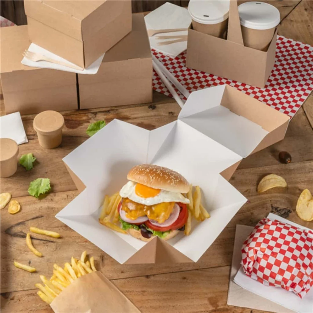 Hamburger Box Avana 15,5x15,5x11,5h cm 50pz GARCIA DE POU