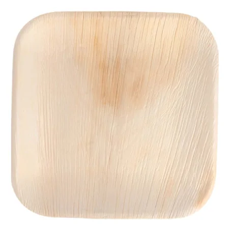 Piatto Quadrato Foglia di Palma 17x17 cm 25pz GARCIA DE POU
