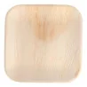 Piatto Quadrato Foglia di Palma 17x17 cm 25pz GARCIA DE POU
