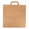 Sacchetti Carta Kraft Natural con Manici 32x21x26 cm 10pz USOBIO