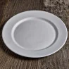 Piatto Piano Gourmet Polpa di Cellulosa ø 27 cm 12pz USOBIO