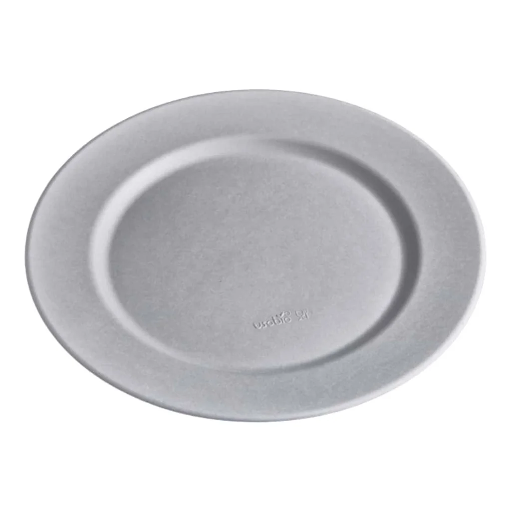 Piatto Piano Gourmet Polpa di Cellulosa ø 27 cm 12pz USOBIO