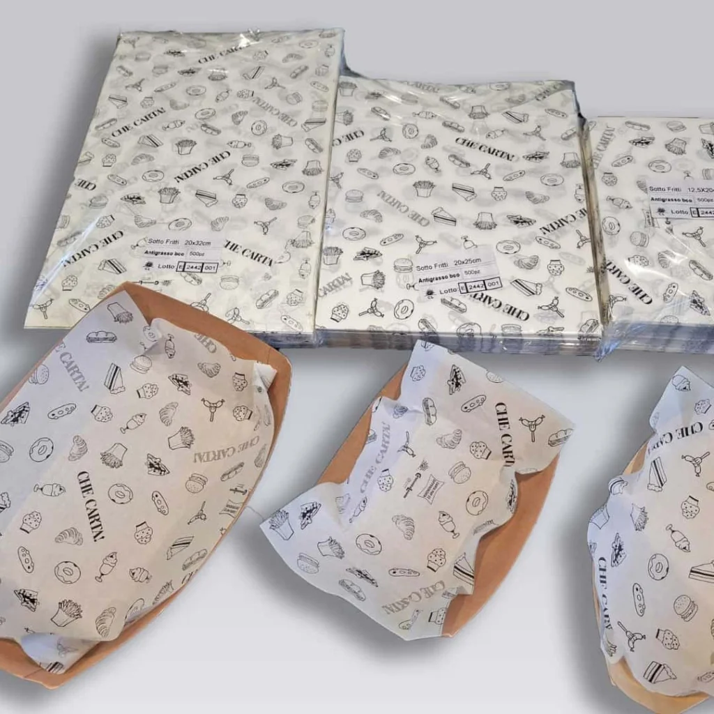 Fogli Sottofritti Carta Antigrasso 20x32 cm 500pz DT