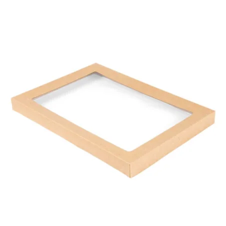 Coperchio Finestrato per Scatola Traiteur 26,2x15,5x3 cm 100pz