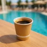 Bicchiere Tazza Caffè Carta Avana Riciclabile 90ml 3oz 50pz DT