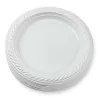 Piatti Dessert Prime Bianchi Riutilizzabili ø 16 cm 25 pz DT