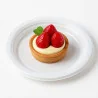 Piatti Dessert Prime Bianchi Riutilizzabili ø 16 cm 25 pz DT