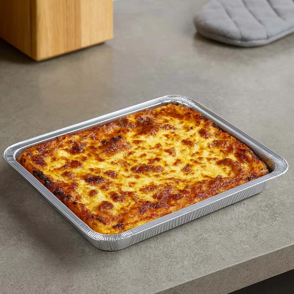 Vaschetta Alluminio Rettangolare 12 Porzioni 2pz LIONCART