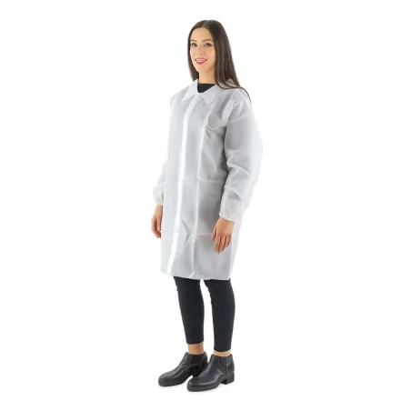 Camice Industria Tnt Bianco con Velcro 30g Tg. 
