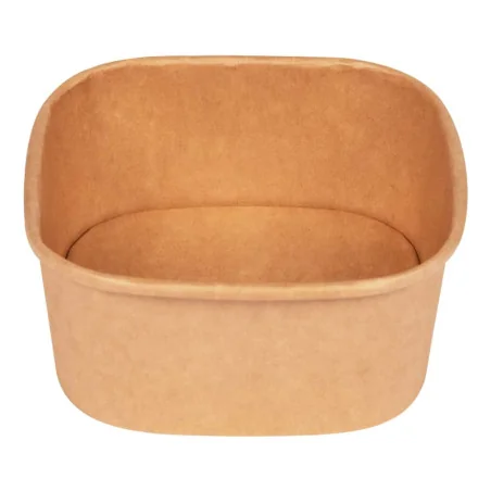 Ciotola Insalatiera Carta Avana 13x13 cm 600 ml 50pz SIGNORBIO
