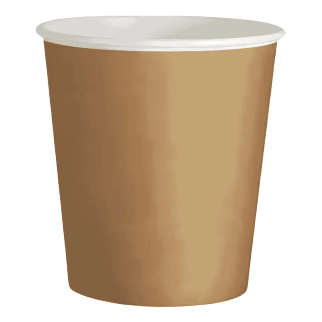 Bicchiere Caffè Carta Avana 80 ml 3 oz 50 pz WEBIO