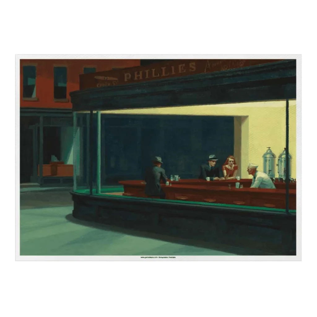 Tovagliette Offset Nightawks by Hopper 31x43 cm 500 pz GARCIA
