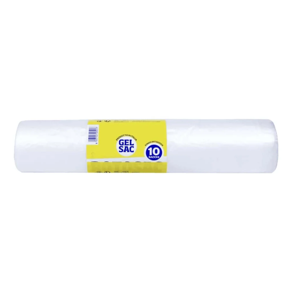 Sacchi Spazzatura Trasparenti 82x120 cm 10 pz GEL SAC