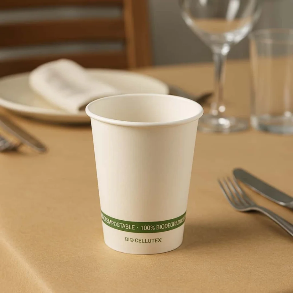 Bicchiere Cartoncino Bianco 240 cc 8oz 50 pz DT