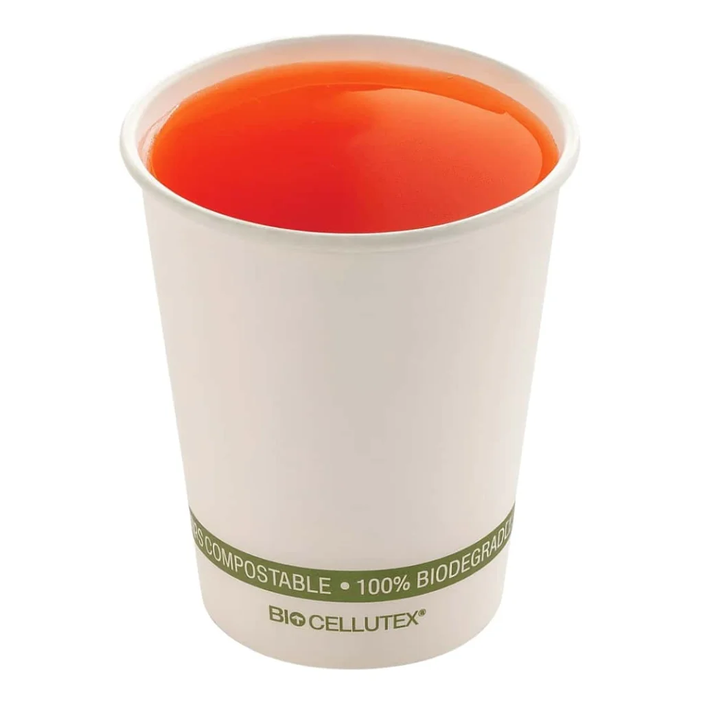 Bicchiere Cartoncino Bianco 360 cc 12oz 50 pz DT