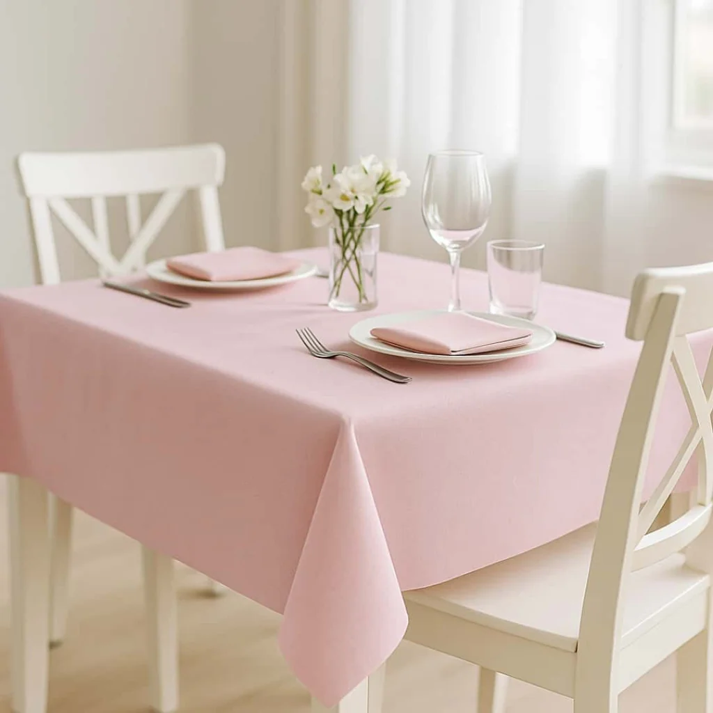 Tovaglia Coprimacchia TNT Rosa 100x100 cm 25 pz DT