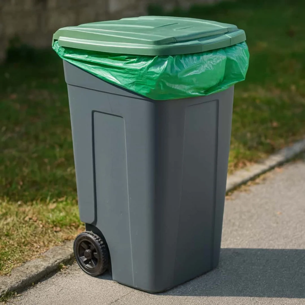 Bidone Carrellato Ottanta Verde 80 lt MOBIL PLASTIC