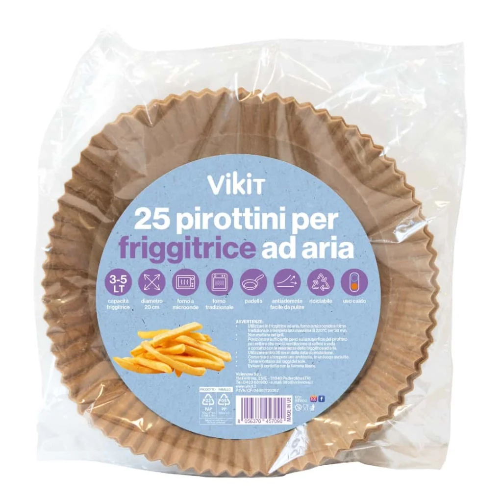 Pirottini Tondi Friggitrice ad Aria ø 20 cm 25 pz DT