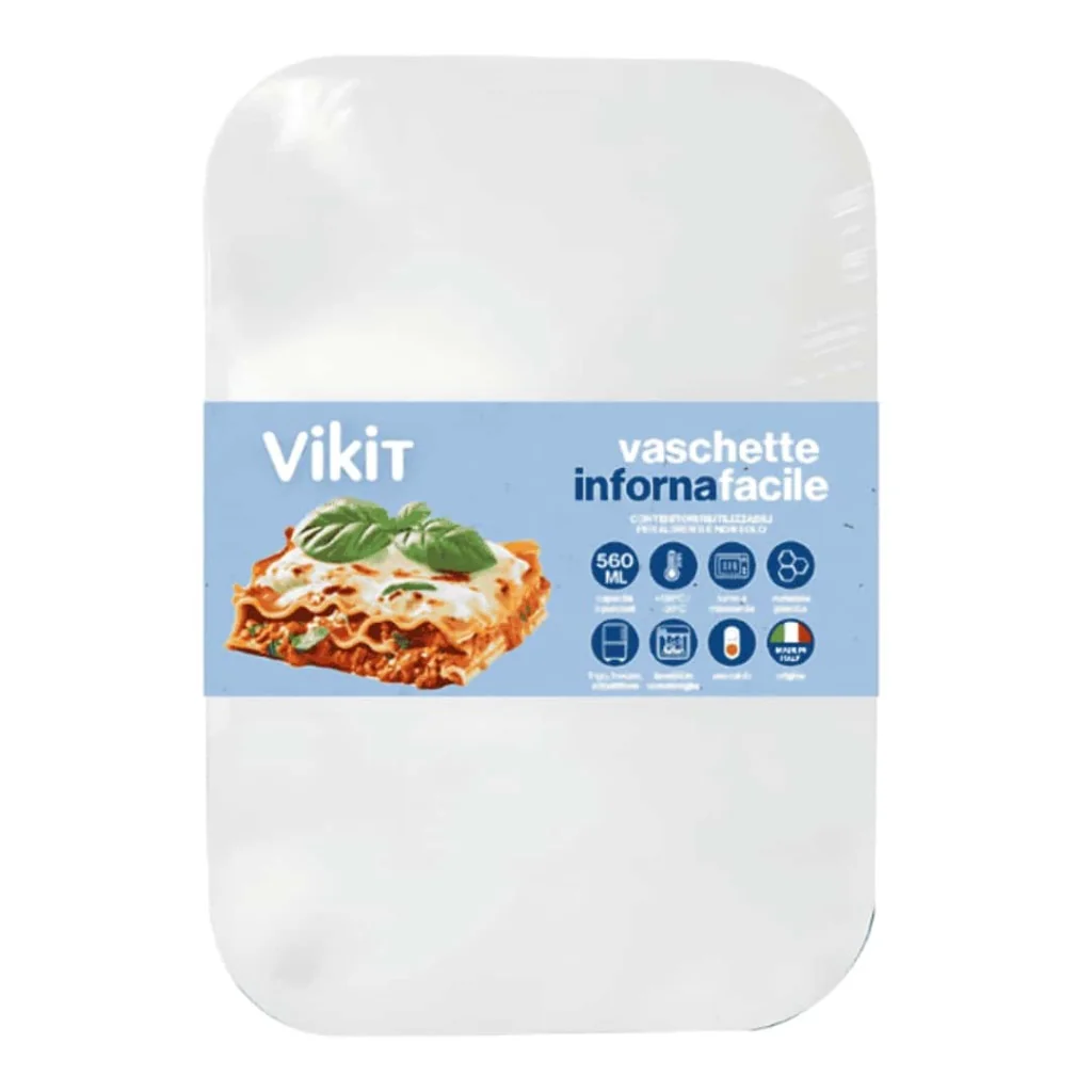 Vaschette Infornafacile Cartoncino con Coperchio 560 ml 20 pz DT