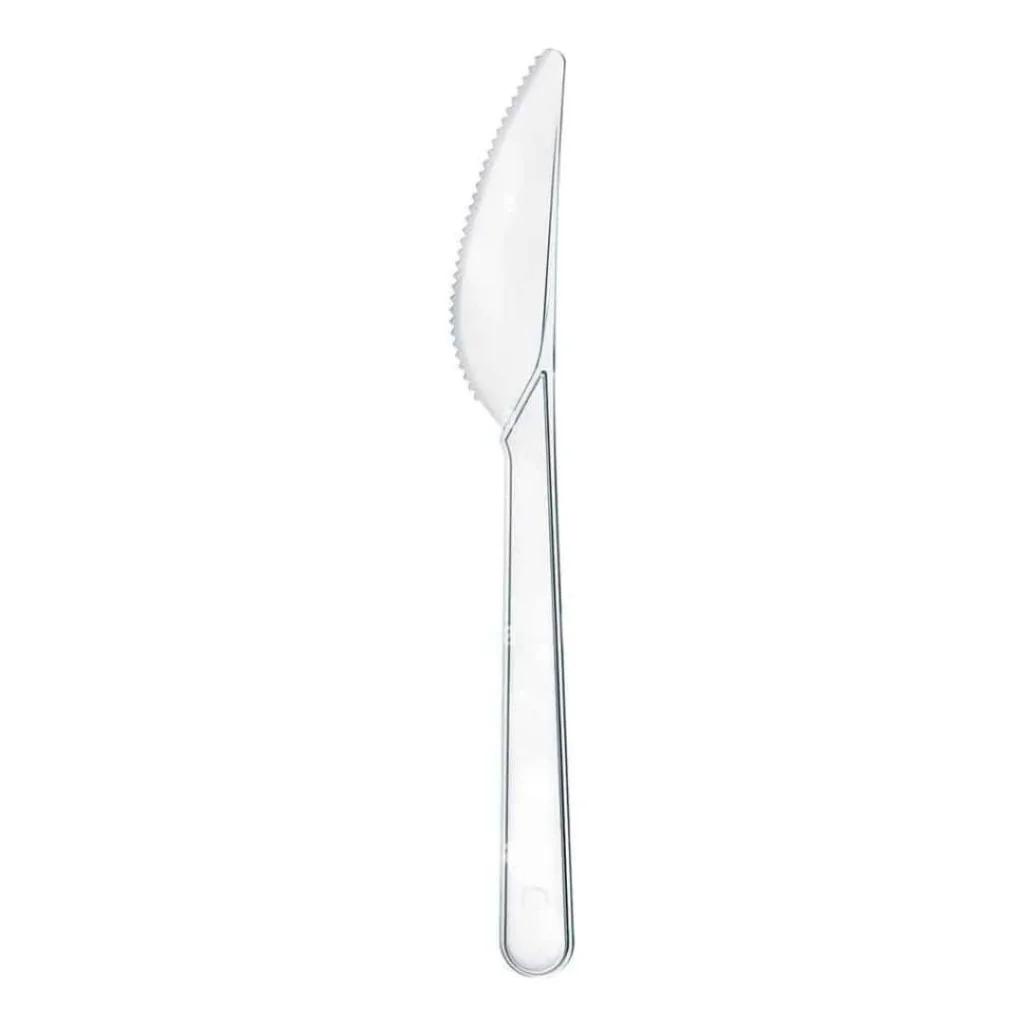 Coltelli Plastica Trasparenti 18 cm 50 pz DT