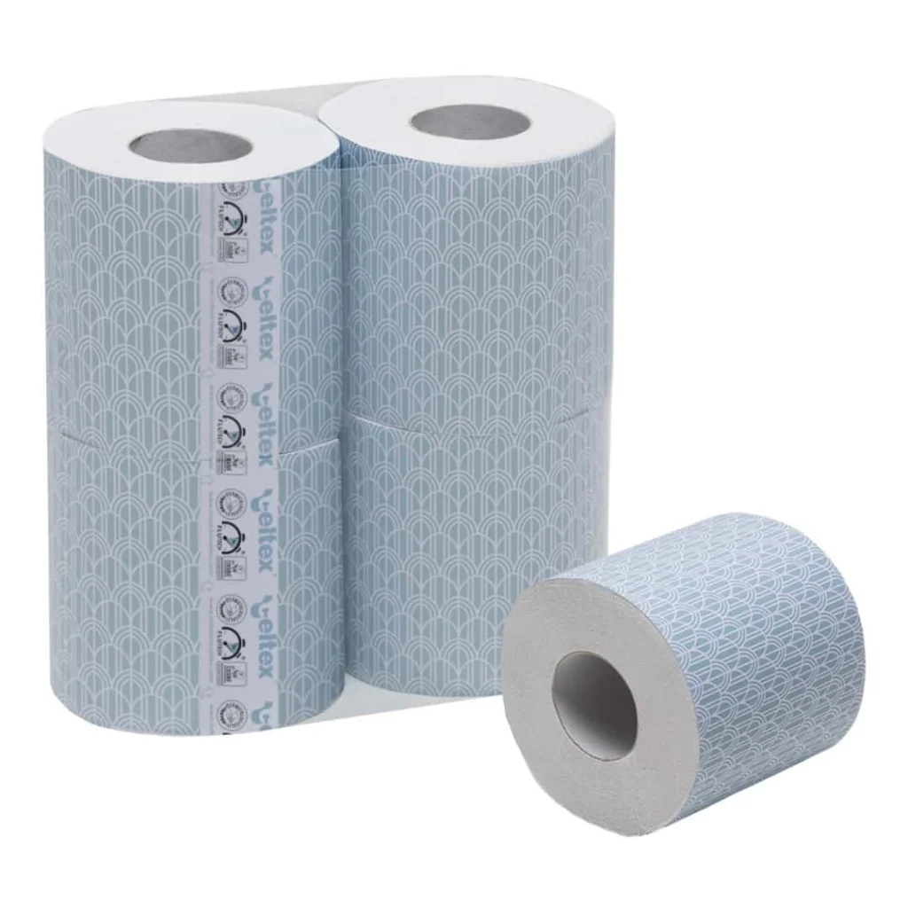 Carta Igienica Fascetta Tissue Flowers Hotel 130 4 rt INDUSTRIE