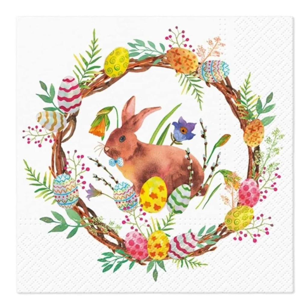 Tovaglioli Party Coniglio Pasqua 33x33 cm PAW