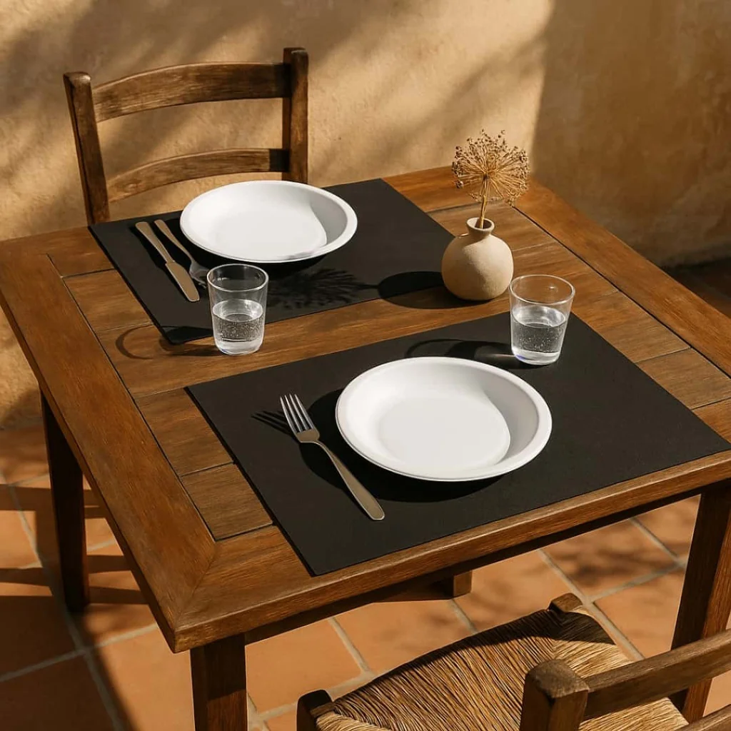 Tovagliette Americane TNT 30x40 cm Nere 100 pz DT