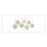 Tovagliolo Spunlaid Star Bianco 36x46 cm VENTIDUE