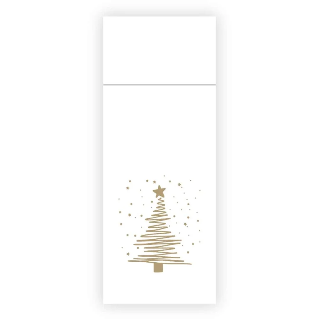 Tovagliolo Spunlaid Pocket Pine Bianco 36x46 cm VENTIDUE
