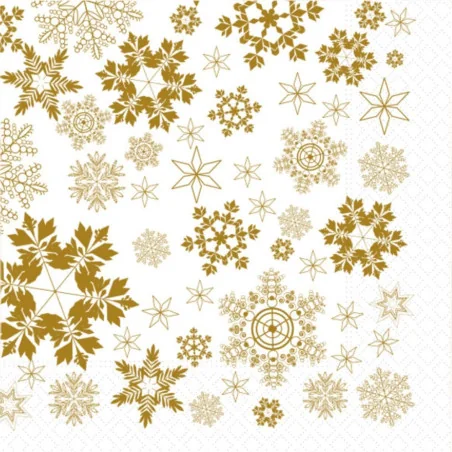 Tovaglioli Gold Ice Oro 33x33 cm DOPLA