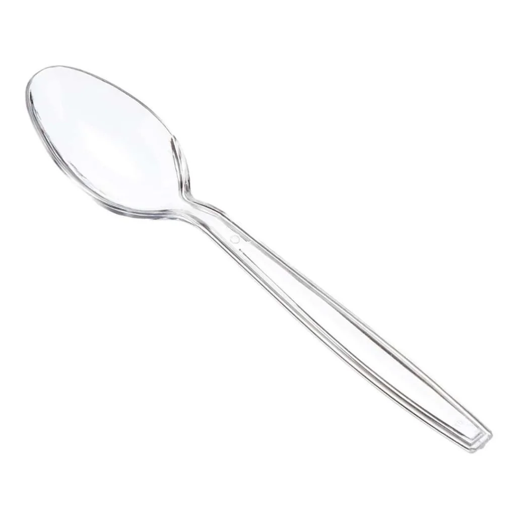 Cucchiai Plastica Trasparenti 50 pz 