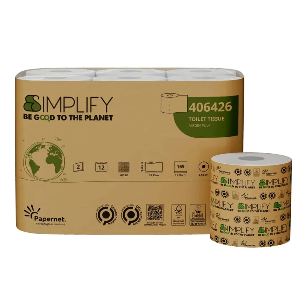 Carta Igienica Fascettata Simplify 12 rotoli PAPERNET