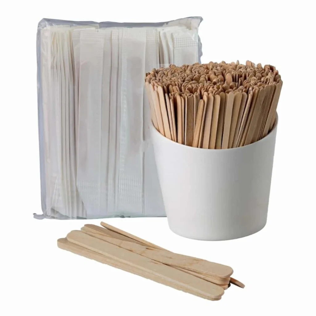 Palettine Caffè Legno Imbustate 9 cm 50 pz WEBIO