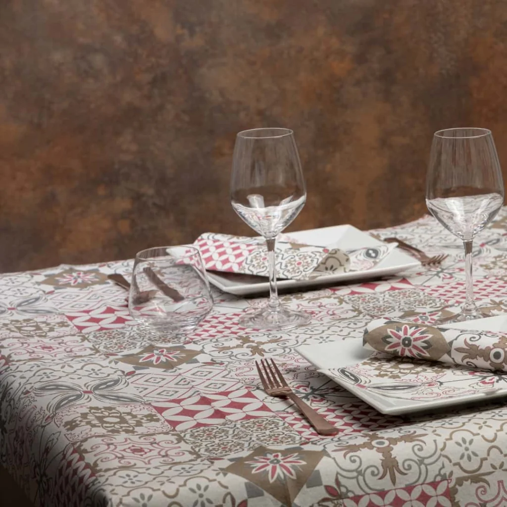 Tovaglie Panarea Bordeaux Airlaid 100x100 cm 20 pz RO.IAL
