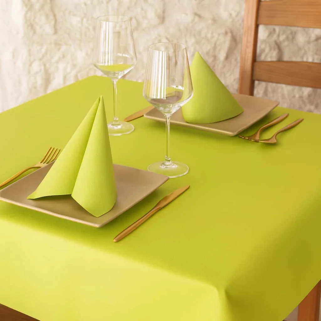 Tovaglie Airlaid Verde Kiwi 100x100 cm 20 pz RO.IAL