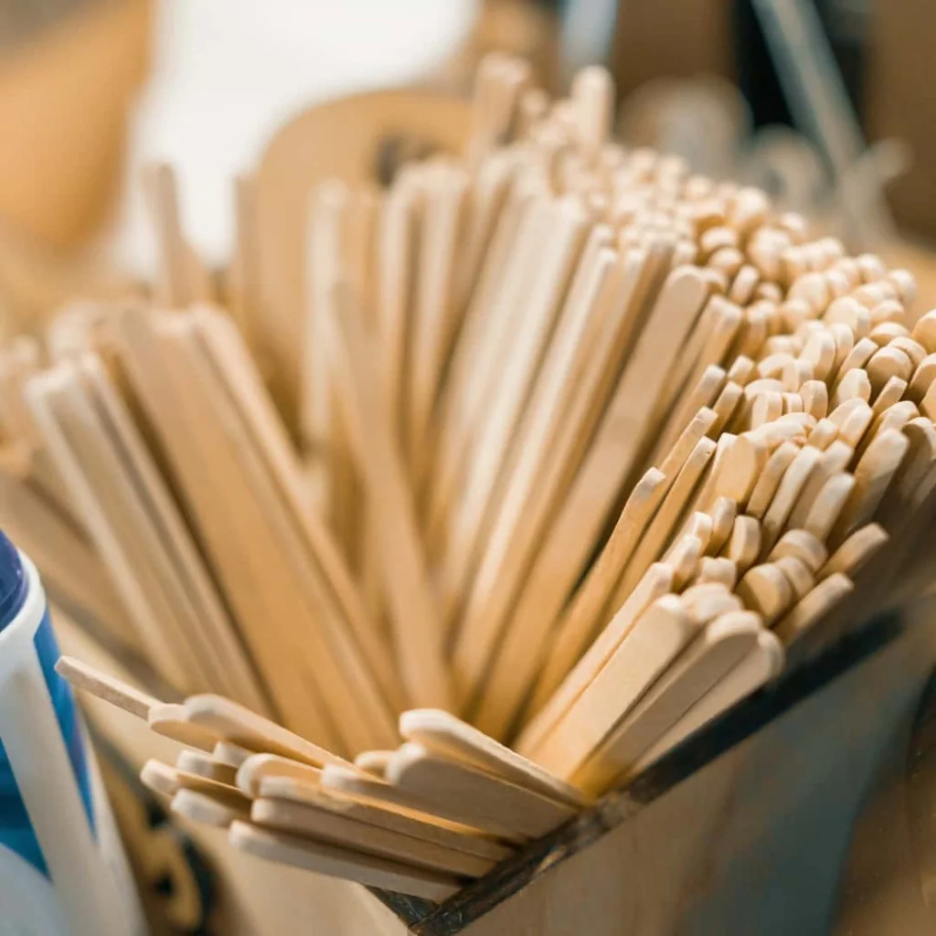 Palettine Caffè Legno Imbustate 9 cm IMBALLAGGI ALIMENTARI