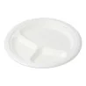 Piatti 3 Scomparti in Polpa di Cellulosa ø 26 cm 50 pz SIGNORBIO