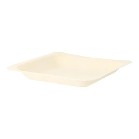 Piattino Bio Quadrato Legno 14x14 cm 50pz GARCIA DE POU