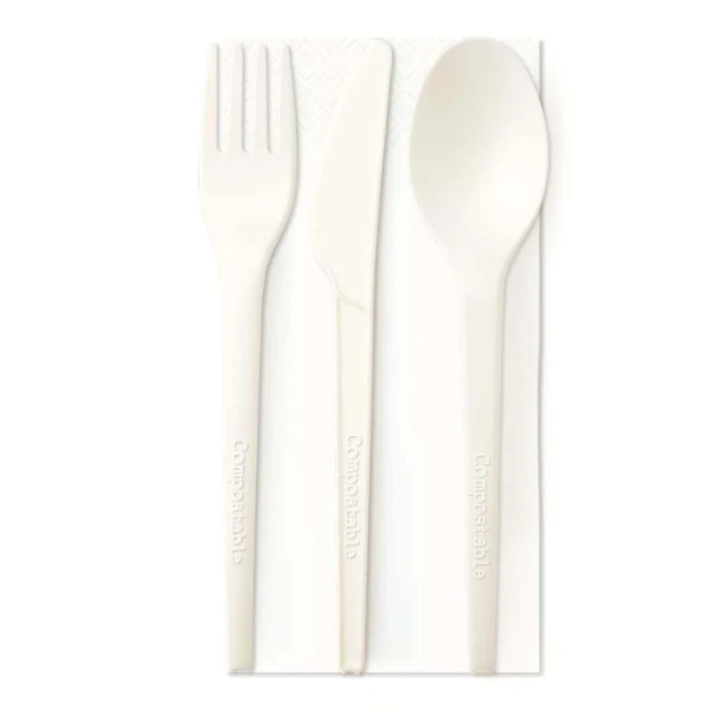 Tris Bio Forchetta/Coltello/Cucchiaio 500 pz DT