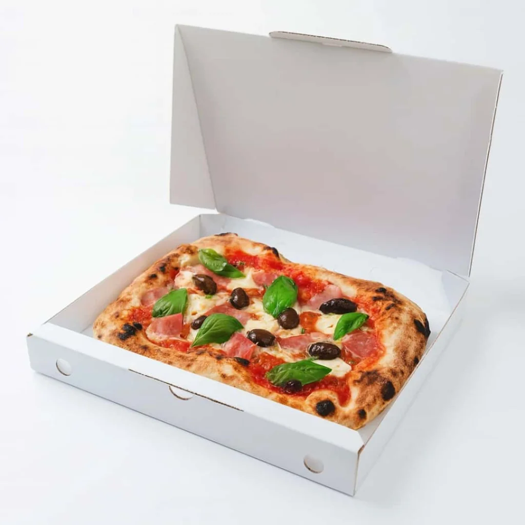Scatolo Pinsa Romana Bianco 36x23x4 cm 100 pz CABA