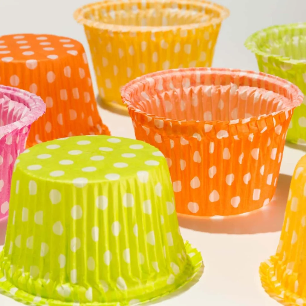 Pirottini Muffin Pois 4 Colori 50x63x36 mm 64pz ICA