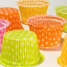 Pirottini Muffin Pois 4 Colori 50x63x36 mm 64pz ICA