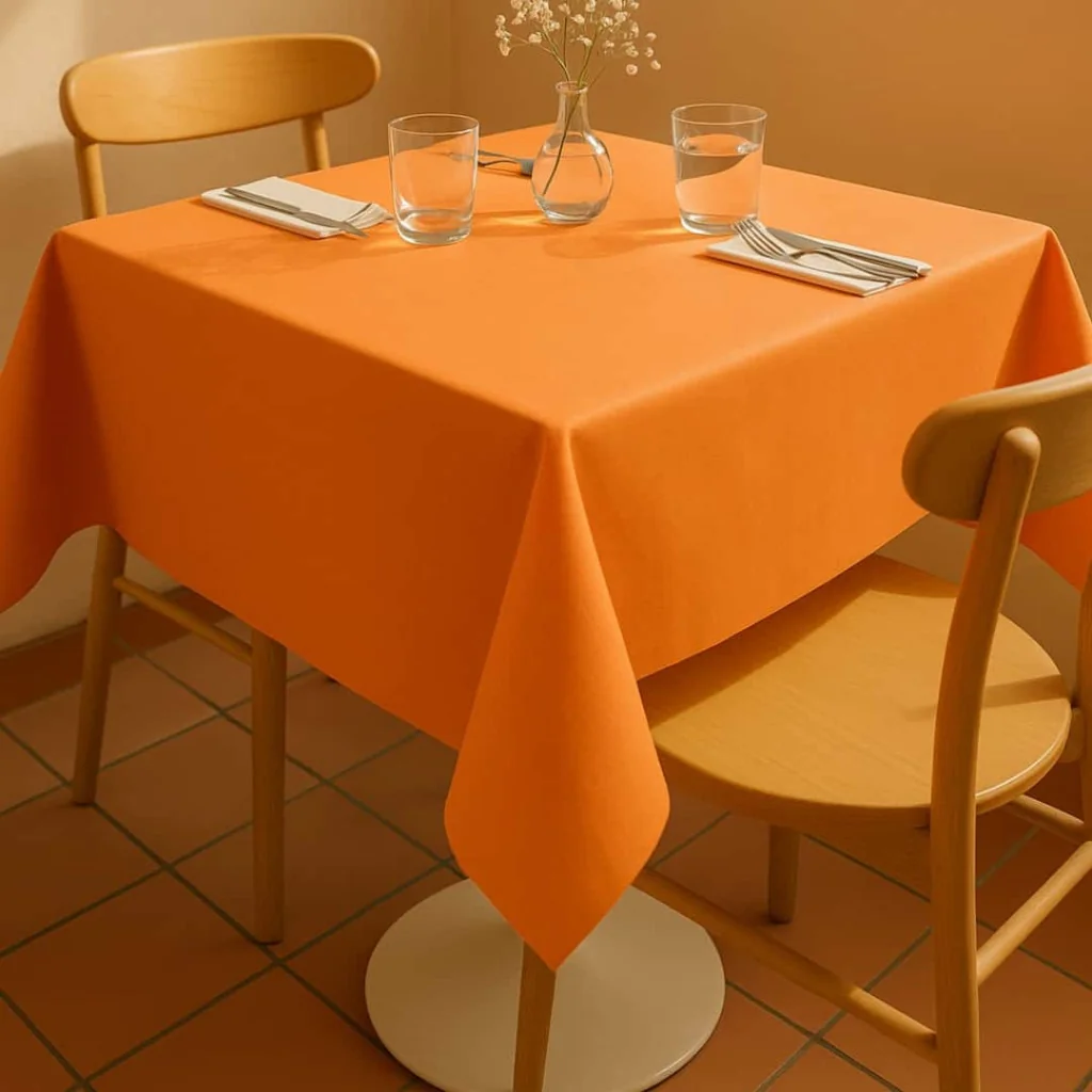 Tovaglia Coprimacchia Tnt Arancione 100x100 cm 25 pz DT