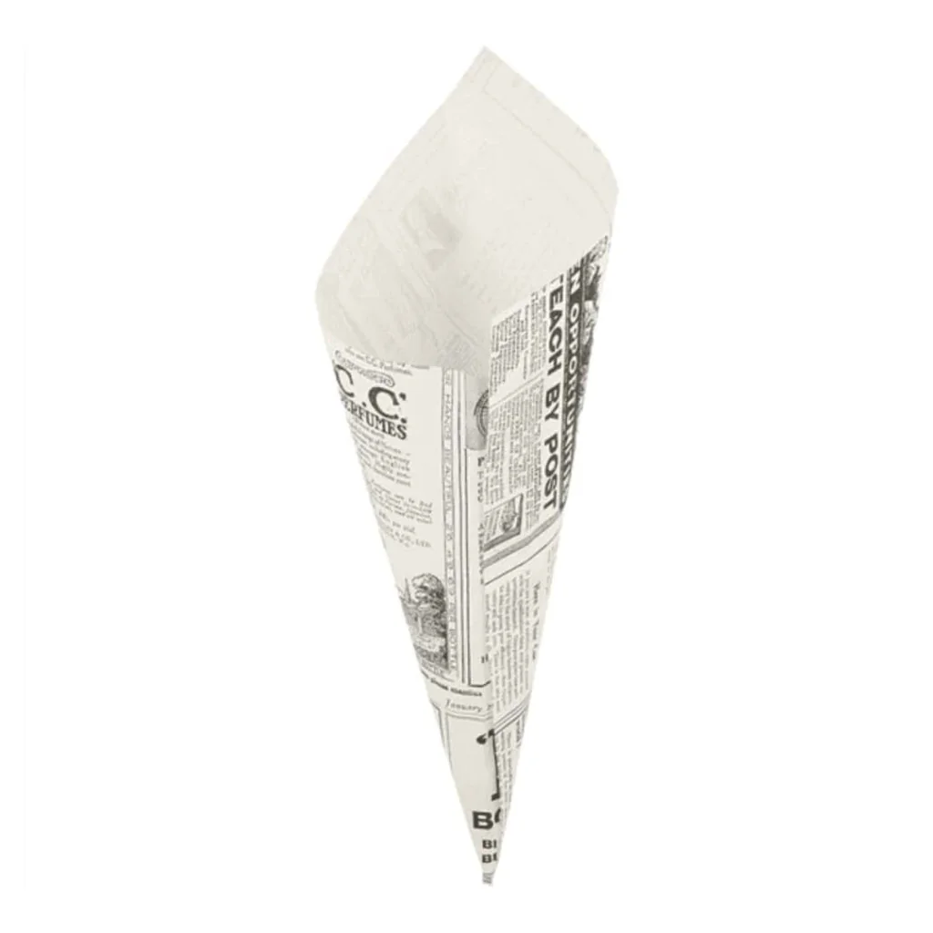 Cono Fritti Times Bianco 24x17 cm 250 pz GARCIA DE POU