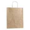 Sacchetti Sos Arpillera Kraft con Manici 26+14x32 cm 10pz