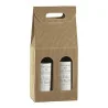 Scatola 2 Bottiglie Kraft Naturale 18x9x34 cm 5pz GARCIA DE POU