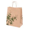 Sacchetti Sos Feel Green Kraft con Manici 26+14x32 cm 10pz